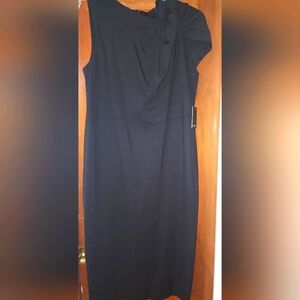 Eloquii twisted shoulder sheath dress,Size 18 NWT